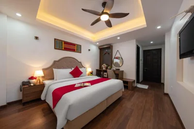 Chambre double Deluxe — Hanoi Liliane Hotel and Travel